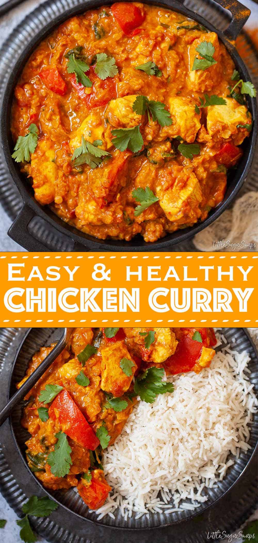 Chicken and Lentil Curry Little Sugar Snaps