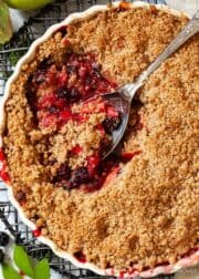 Apple And Blackberry Crumble - Little Sugar Snaps