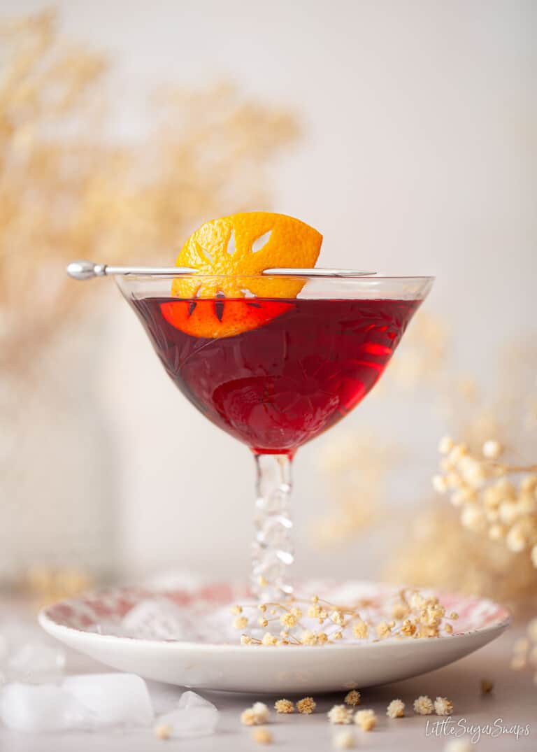 Creme de Cassis Cocktail - The Parisian Cocktail - Little Sugar Snaps